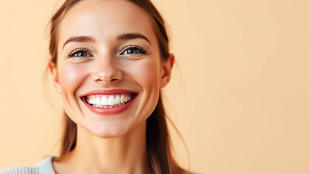 Person smiling confidently after cosmetic dental treatment